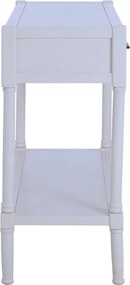 Бяла конзолна маса от масивен бор 35x91 cm Heritage – Premier Housewares