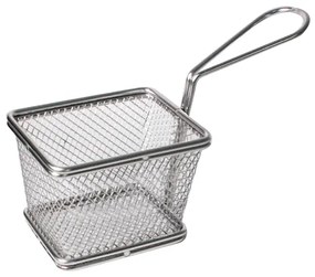 Иноксова кошничка за сервиране 10х8х7,5см (А0097) - Horecano