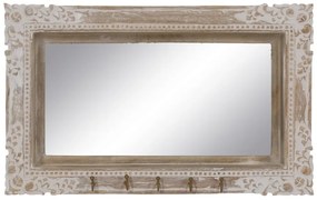 Стенно огледало масивно дърво 61x38 cm – Ixia