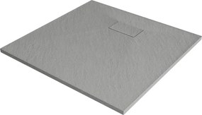 Mexen Hugo квадратен душ корито SMC 80 x 80 см, сив - 42618080