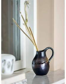 Тъмносива глинена ваза (височина 15 cm) Alvena – Bloomingville