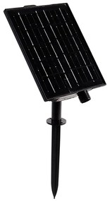 Кабели с крушки кафяви 8м вкл. LED 10 крушки IP44 соларни акумулаторни - Maro