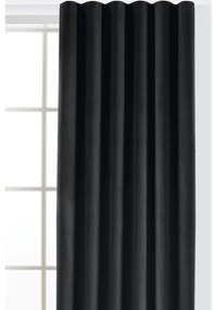 Черна затъмняваща завеса 140x250 cm Velto – Filumi