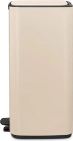Кош за боклук Brabantia Bo Pedal 1010124, 30 л, Леко затваряне, Противоплъзгаща основа, Бежов
