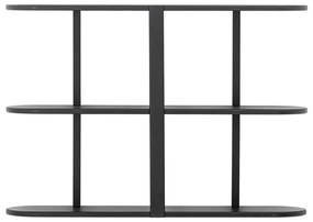 Черен на няколко нива стенен рафт 80 cm Vicente – Bloomingville