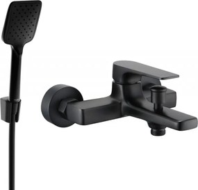 Mexen Lynx R62 батерия за вана с душ комплект, черен - 74593R62-70