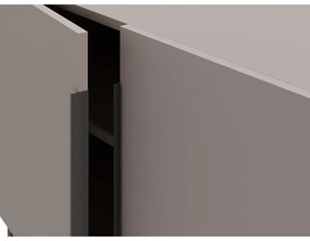 Нисък скрин в сиво-бежово 150x80 cm Titan - Marckeric