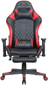 Геймърски стол Raptor Spectre-червен