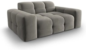 Сив кадифен диван 156 cm Kendal - Micadoni Home