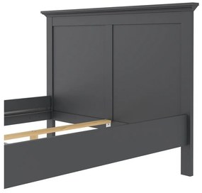 Сиво двойно легло 140x200 cm Paris – Tvilum