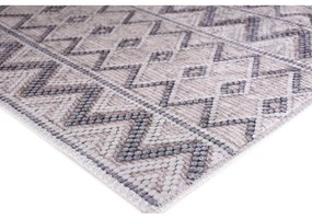 Сив килим подходящ за пране 80x150 cm Zig Zag – Vitaus
