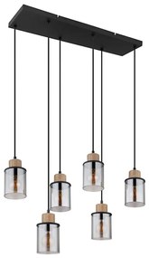 Globo 15707-6H - Пендел REID 6xE27/15W/230V