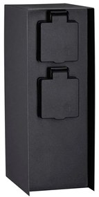 Paulmann 94657 - Екстериорен стълб с контакти RIO 2Z SCHUKO 230V IP44