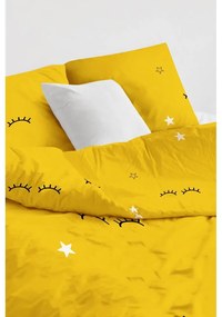 Жълто единично детско спално бельо 140x200 cm Dide – Mijolnir