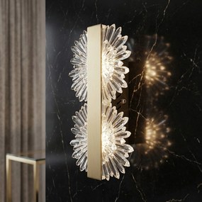 СТЕНЕН LED АПЛИК G147-2W GOLD BRUSH