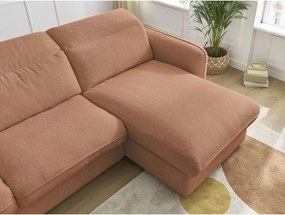 Оранжев ъглов диван Achille – Bobochic Paris