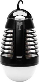 Retlux - LED преносима акумулаторна лампа с уловител за насекоми LED/5W/1800 mAh IP44 черна
