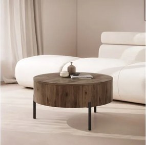 ФРИДА Елегантен Орех – МОДЕРНА ХОЛНА МАСА С ПОВДИГАЩ ПЛОТ И СКРИТО ПРОСТРАНСТВО ЗА СЪХРАНЕНИЕ