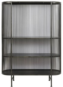 Черен метален висок скрин 119x161 cm Yinthe - Light & Living