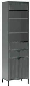 шкаф-витрина с една стъклена врата и чекмедже LINKaSTYLE LS-5