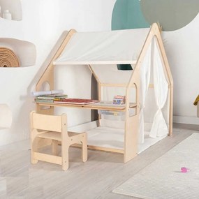 GINGER HOME Дървена къща за игра 6в1