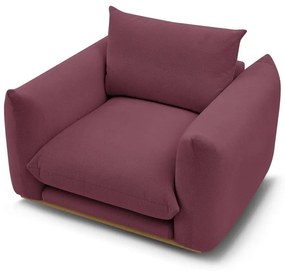 Кресло в цвят бордо Ernest – Bobochic Paris