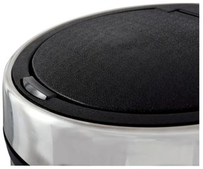 Стоманено кошче за боклук отваряне с докосване в блестящо сребрист цвят 30 l – MSV