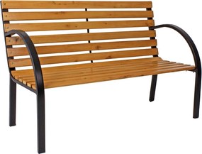 Дървена градинска пейка със стоманена конструкция Bellevue - Garden Pleasure