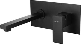 Mexen Cube подови миксер за умивалник, черен - 73115-70