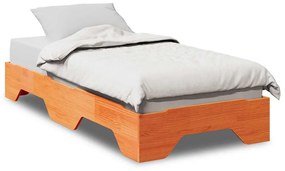 859201 vidaXL Рамка за легло без матрак с възможност за подреждане 100x200 cm