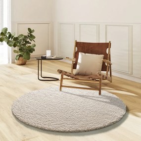Бежов кръгъл килим ø 130 cm Norge – Universal