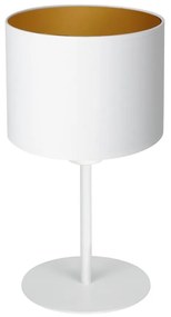 Настолна лампа ARDEN 1xE27/60W/230V Ø 18 см бяла/златиста