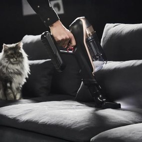 Вертикална прахосмукачка Rowenta X-Force Flex 15.60 RH99F1, 520W, 230AW, 0.9 л, 32.4V, Автономия 80 мин, Автоматична мощност, LED четка, Дисплей, Flex, Черен/бронз