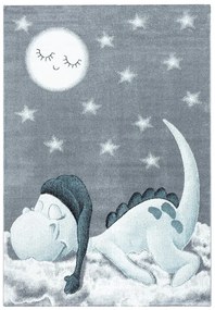 Синьо-сив детски килим 80x150 cm Bambi – Ayyildiz Carpets