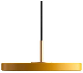 Жълта LED висяща лампа с метален абажур ø 15 cm Asteria Micro - UMAGE