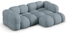 Светлосин ъглов диван (десен ъгъл) Loretto – Cosmopolitan Design