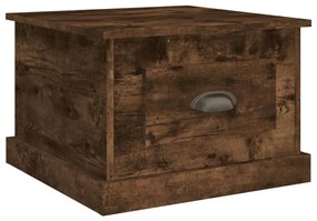 816253 vidaXL Кафе маса, опушен дъб, 50x50x35 см, инженерно дърво