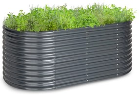 Blumfeldt High Grow Висока леха 200 x 80 x 100 см стоманен профилиран лист лесен монтаж