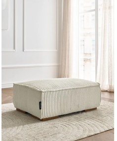 Бежова табуретка от рипсено кадифе Chelsea – Bobochic Paris