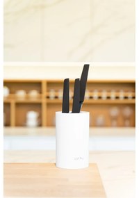 Универсален бял блок за ножове - Vialli Design