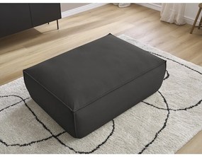 Черна табуретка от изкуствена кожа Boheme – Bobochic Paris