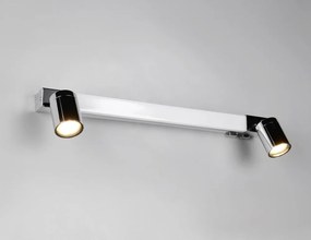 LED стенна лампа в лъскаво сребристо Enrico – Trio