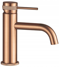 Смесител за мивка Rea Lungo Grip Brush  Copper low