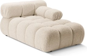 Бежов модул за диван от букле (десен ъгъл) Bellis – Micadoni Home
