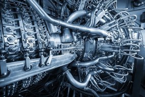Фототапет – Мотор на газова турбина