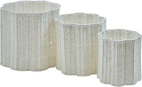 Сет кошове за съхранение atmosphera Bloomy, Въже, Метал