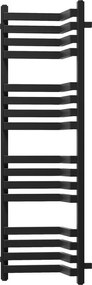 Mexen Loop ъглов радиатор за баня 1250 x 375 мм, 666 W, черен - W129-1250-350-00-70