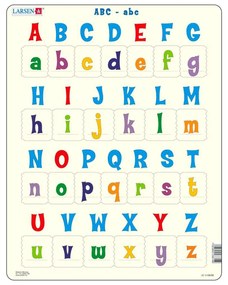 Larsen - Пъзел: Образователен – "Английската азбука" – 26 части, голям