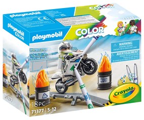 Комплект играчки Playmobil Color Мото 18 Части