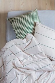 Бежово единично спално бельо от памучен сатен 140x200 cm Align – Mette Ditmer Denmark